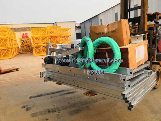 ZLP Baja Aluminium Platform Kerja Tergantung 250kg 500kg 630kg 800kg Cap 3 Fase 220/380V