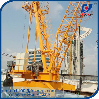3 ton Mini Luffing Derrick Crane 15m Luffing Jib untuk 150m Tinggi Bangunan