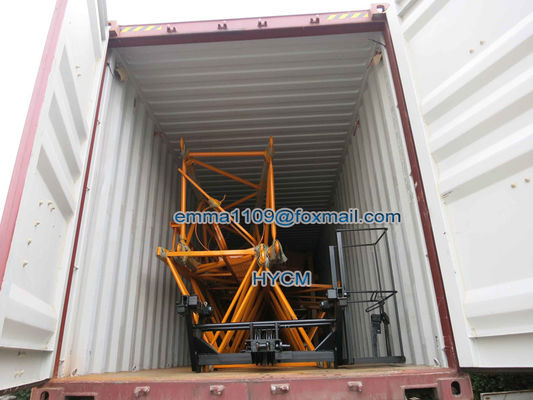 QTZ50(5010) Cat Head Tower Crane 4ton Double Slewing Untuk Ekspor