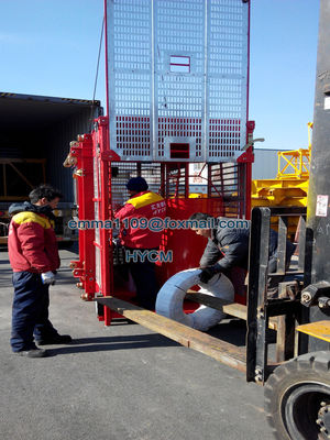 Manusia Dan Bahan Bangunan Konstruksi Lift 4t 0-36m/min Kecepatan VFD Kontrol