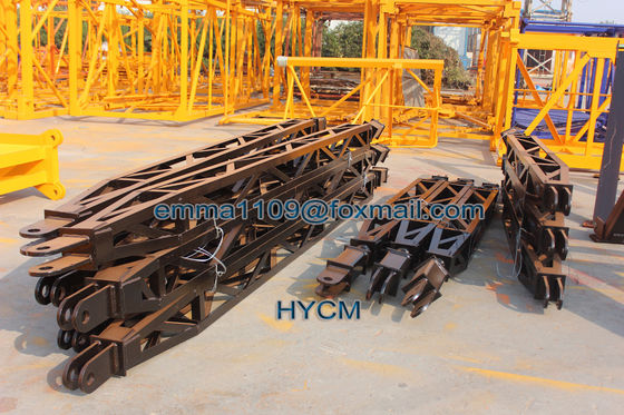 qtz100 60m Hammer-Head Tower Crane Untuk 150m Konstruksi Bangunan