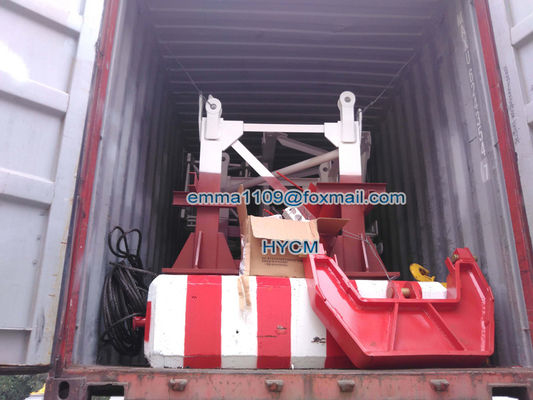 QTD63 2420 Cangkang Menara Konstruksi Jib Luffing Kecil 1.2m Mast Bagian Blok Tipe