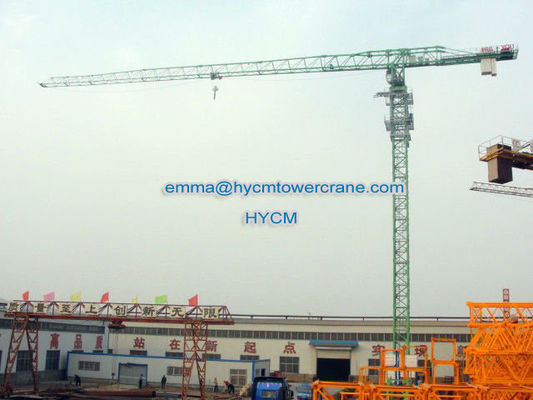 QTZ125 Topless Tower Crane PT5023 50m Boom L68B2 Mast Section dengan Sertifikat EAC