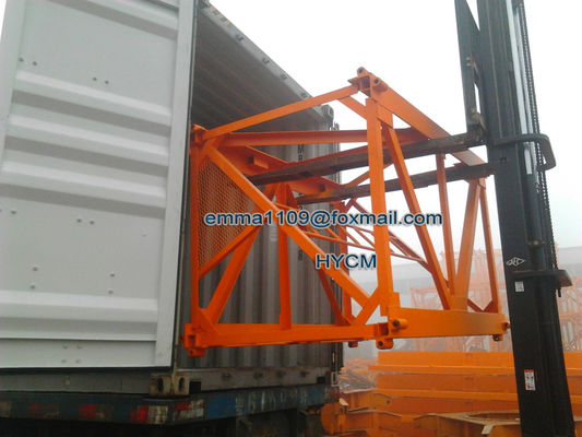 Jaring Menara Kecil qtz40 Mesin Bangunan 48m Boom Arm