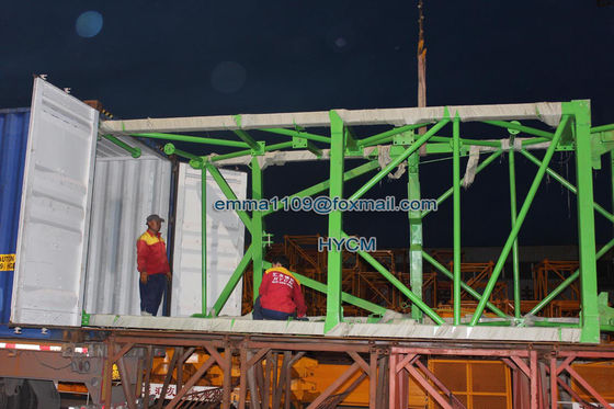10ton TC6515 Bangunan Konstruksi Menara Crane Fixing Angle Foundation Crane