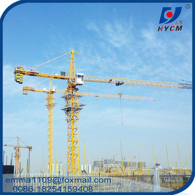 TC6012 Self Erecting Topkit Tower Crane Double Top Slewing Type 6T Beban