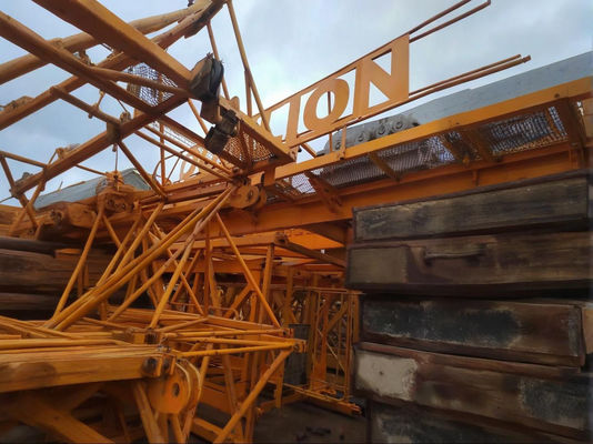 Kepala tetap Zoomlion 6015 Digunakan Tower Crane Dengan 60m Boom Kerja Dan Tinggi Bebas