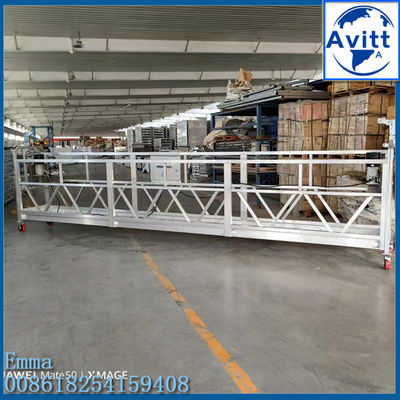 ZLP630 Swing Stage Suspended Facade Lift dengan Suspension Wires Rope Stop Blocks