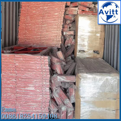 Angkat 630kg ZLP Platform Kerja Tergantung Udara 6mts Panjang Scaffolding Gantung