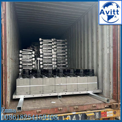 Bangunan Pindah 100m Bangunan Fasad Lift Akses Cradle ZLP 630 630kg Beban