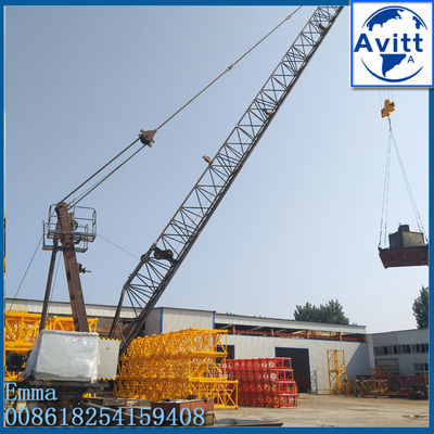 OEM QD120 Derrick Crane 20M Boom 2.5t Kontrol Inverter Beban Tip