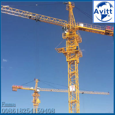 QTZ63-5610 Tower Crane 6t Beban 56m Lifting Boom