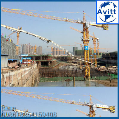10t TC5525 Topkit Tower Crane 182ft Boom 55 meter CIF Qatar Harga