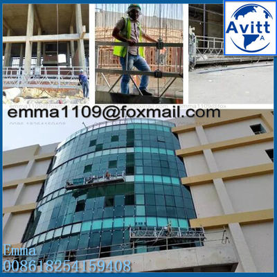 Zlp 800 7.5mtr Menggantung Perancah Platform Lapisan Galvanize Working Height 100mtr Set lengkap