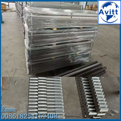 1508mm Gear Racks Untuk Rack Elevator Bangunan Lift di Brasil Korea Selatan