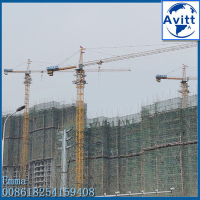 4T Hammerhead Tipe Of Qtz40 4807 Tower Crane Quote Untuk Bangunan 60m